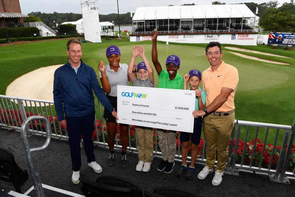 Rory McIlroy Gives $1 Million Check to Create Access to Golf for Kids